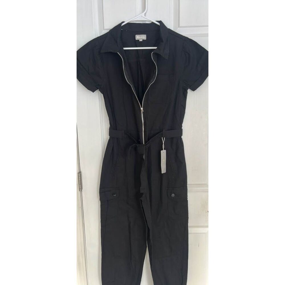 Black denim jumpsuit Size 4/27